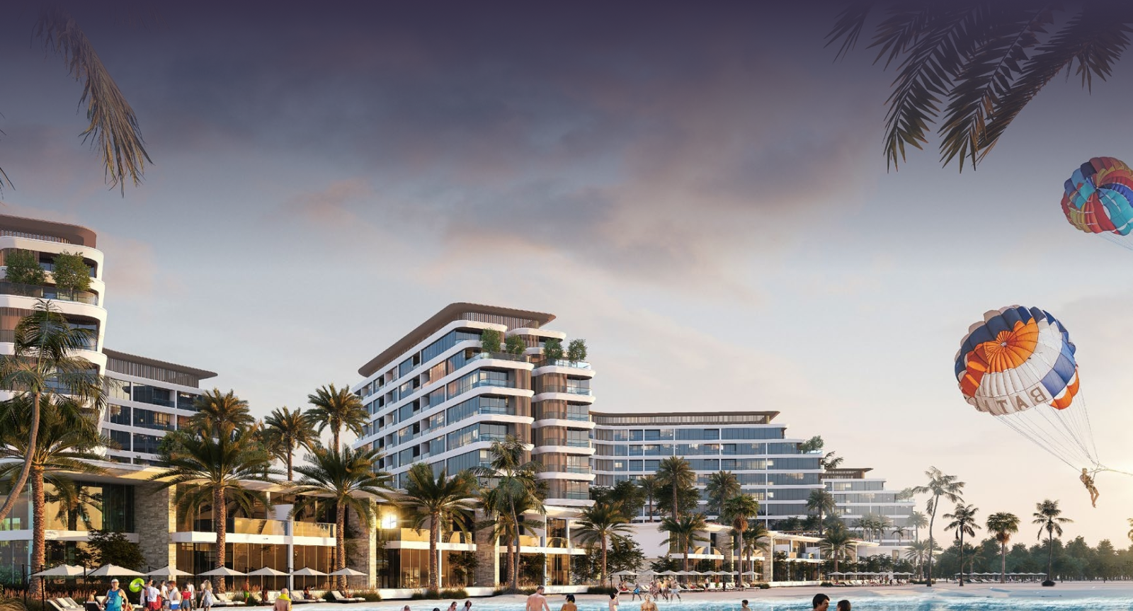Sobha SeaHaven skyline waterfront towers in Dubai